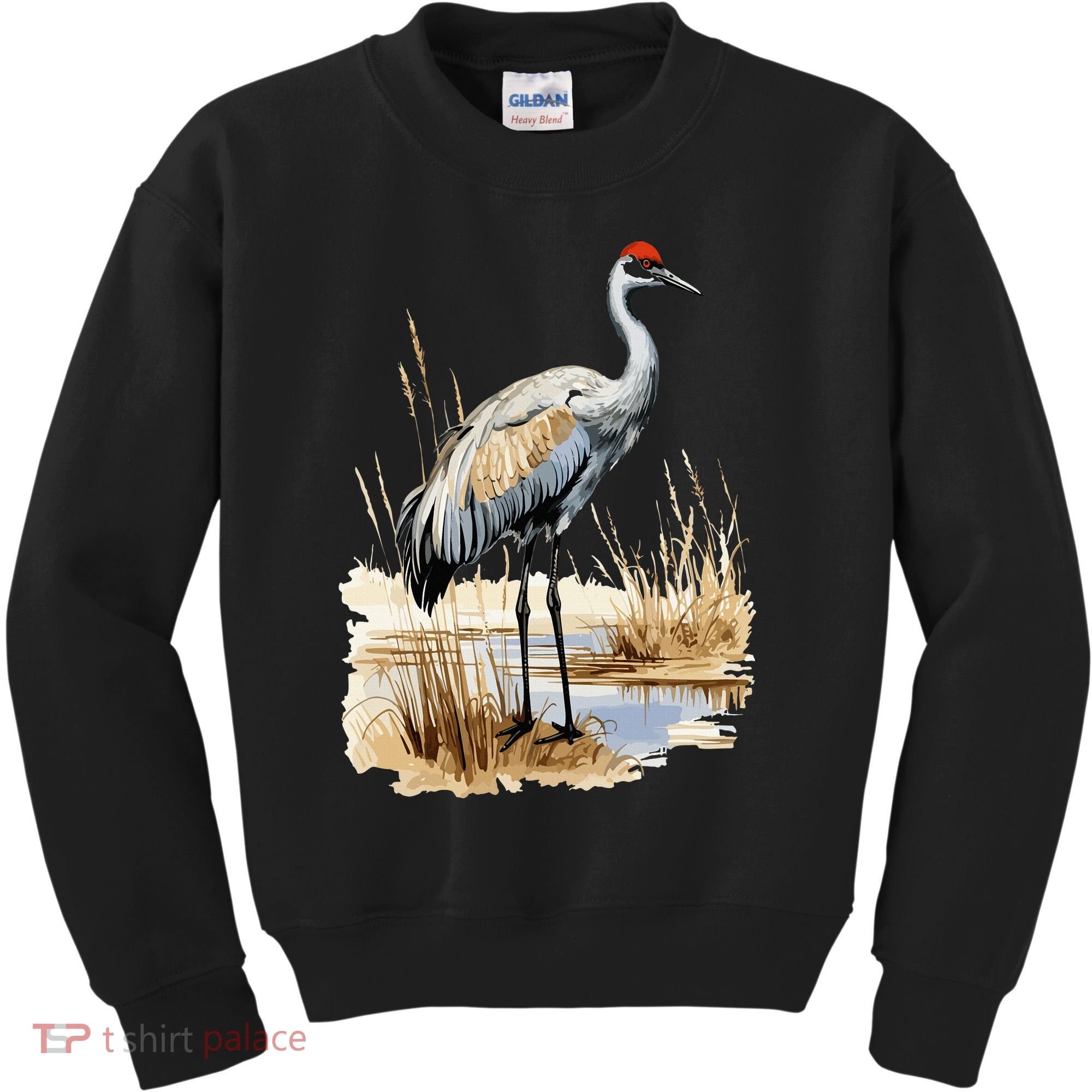 birding sandhill crane nebraska Sandhill cranes Kids Sweatshirt