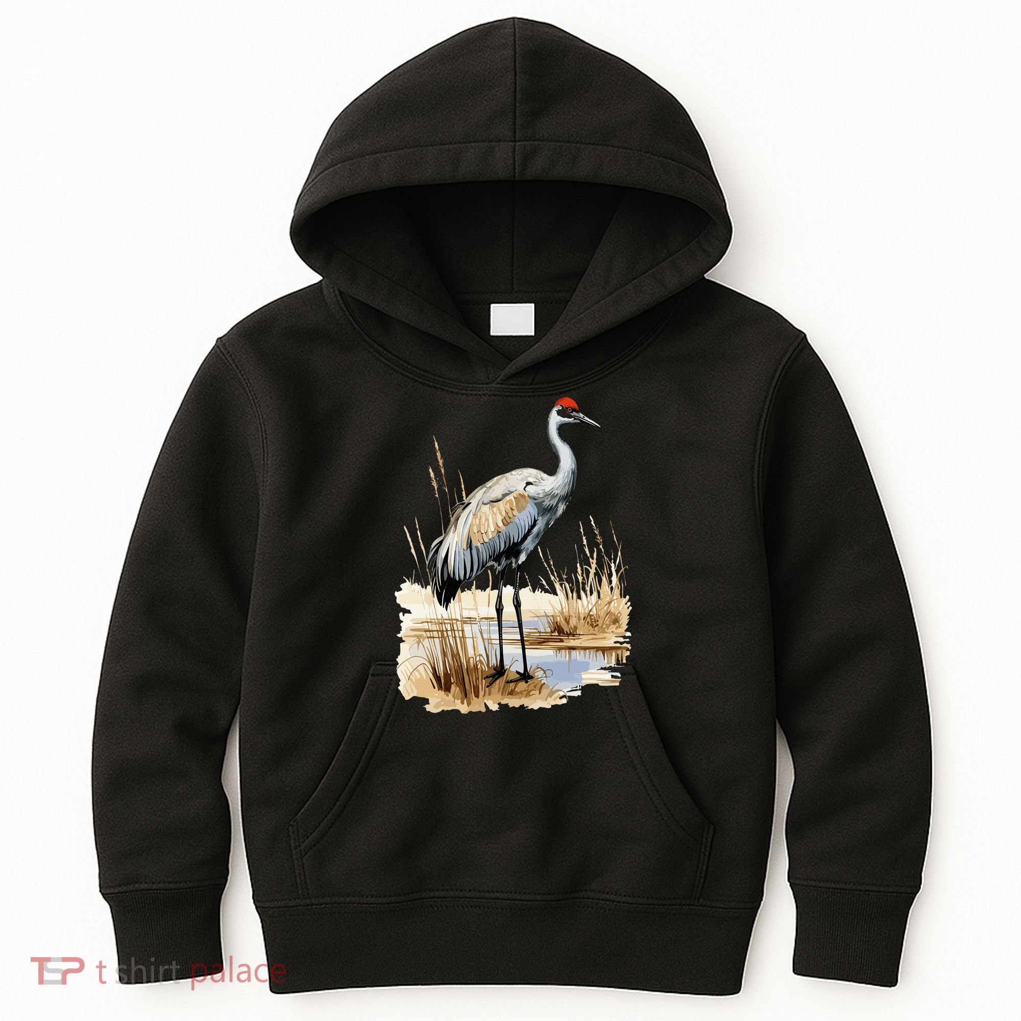 birding sandhill crane nebraska Sandhill cranes Kids Hoodie