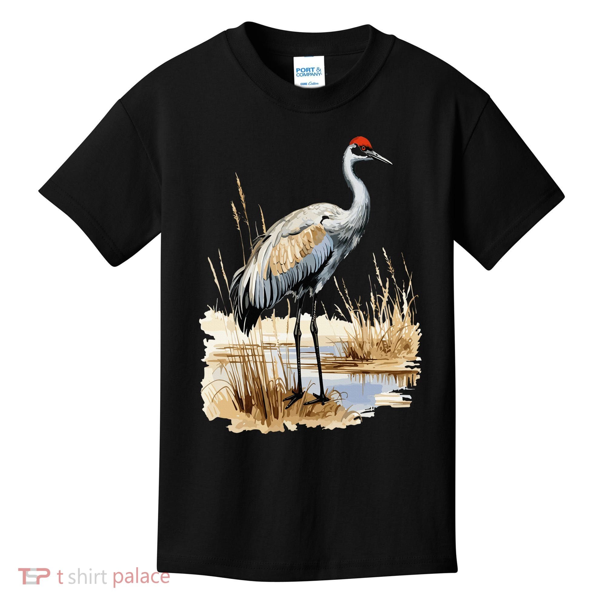 birding sandhill crane nebraska Sandhill cranes Kids T-Shirt