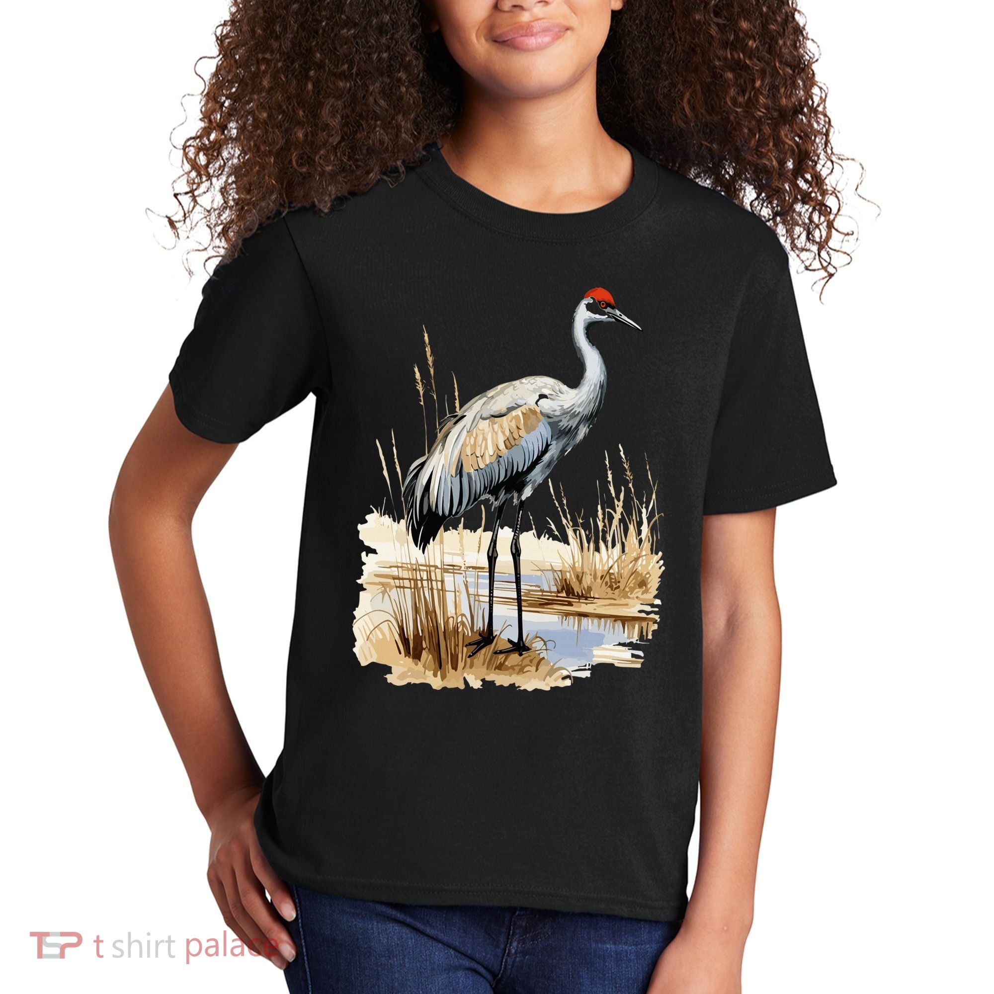 birding sandhill crane nebraska Sandhill cranes Kids T-Shirt
