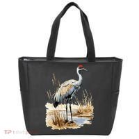birding sandhill crane nebraska Sandhill cranes Tote Bag thumb 0