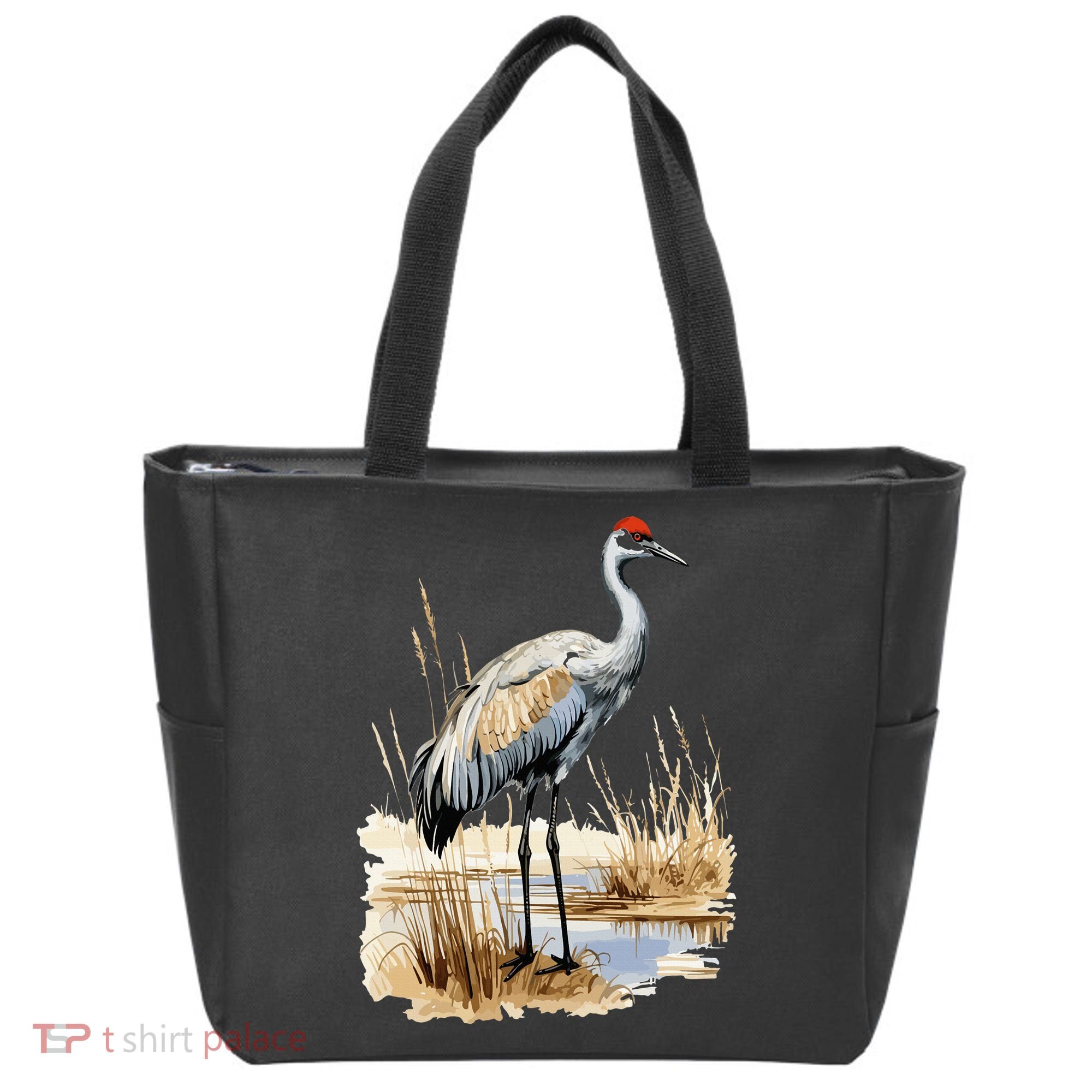 birding sandhill crane nebraska Sandhill cranes Tote Bag
