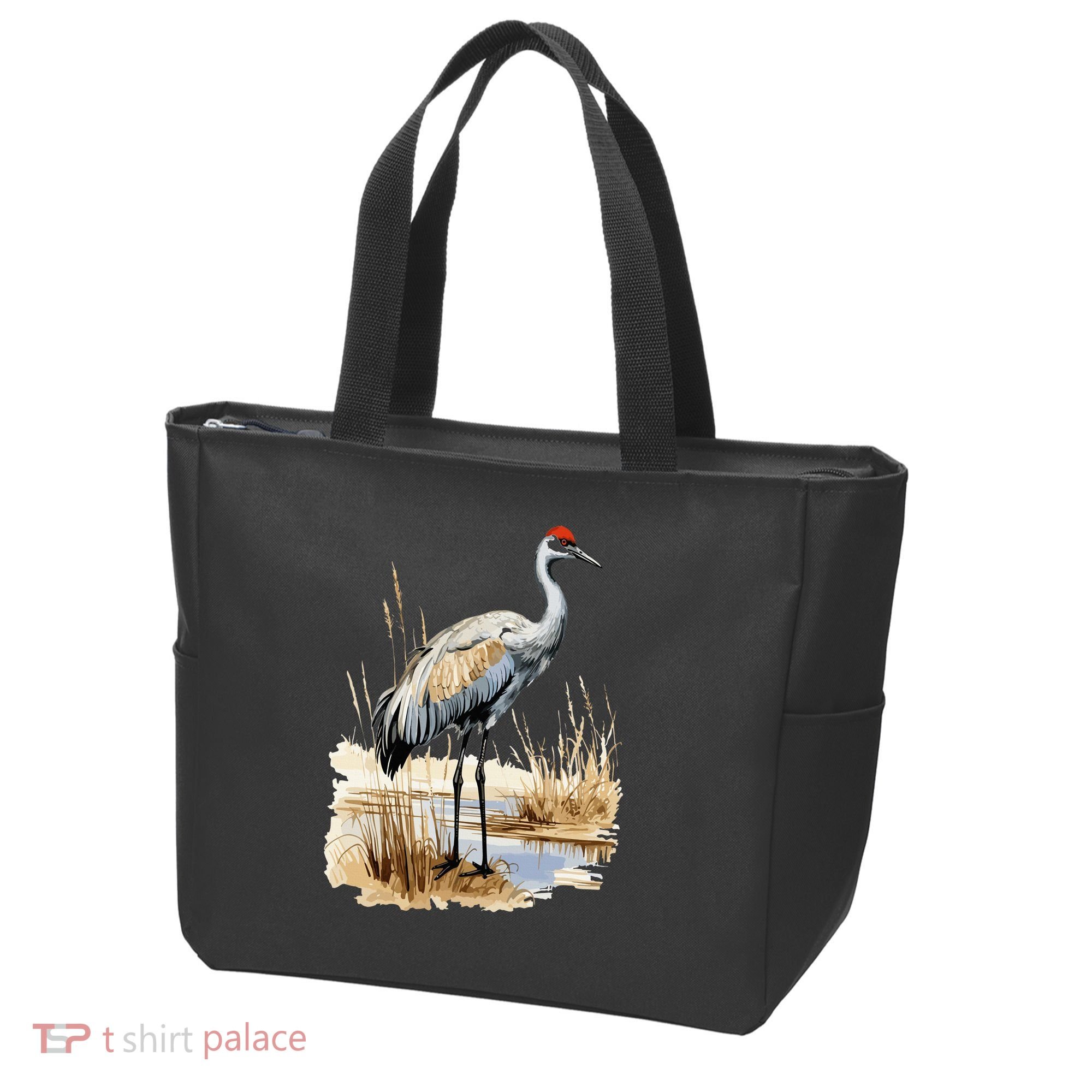birding sandhill crane nebraska Sandhill cranes Tote Bag