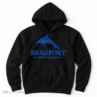Beaufort South Carolina Dolphin Hoodie