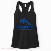 Beaufort South Carolina Dolphin Women's Tank Top thumb 0