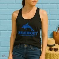 Beaufort South Carolina Dolphin Women's Tank Top thumb 2