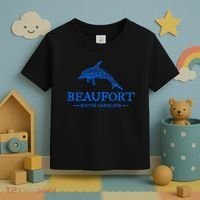 Beaufort South Carolina Dolphin Toddler T-Shirt thumb 3