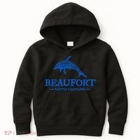 Beaufort South Carolina Dolphin Kids Hoodie thumb 0