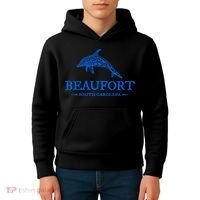 Beaufort South Carolina Dolphin Kids Hoodie thumb 4