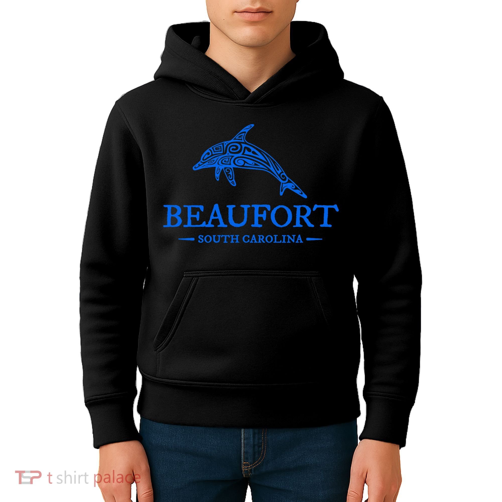 Beaufort South Carolina Dolphin Kids Hoodie