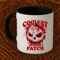 Blood Splatter Coolest Pumpkin In The Patch Bloody Halloween Meaningful Gift Coffee Mug thumb 2
