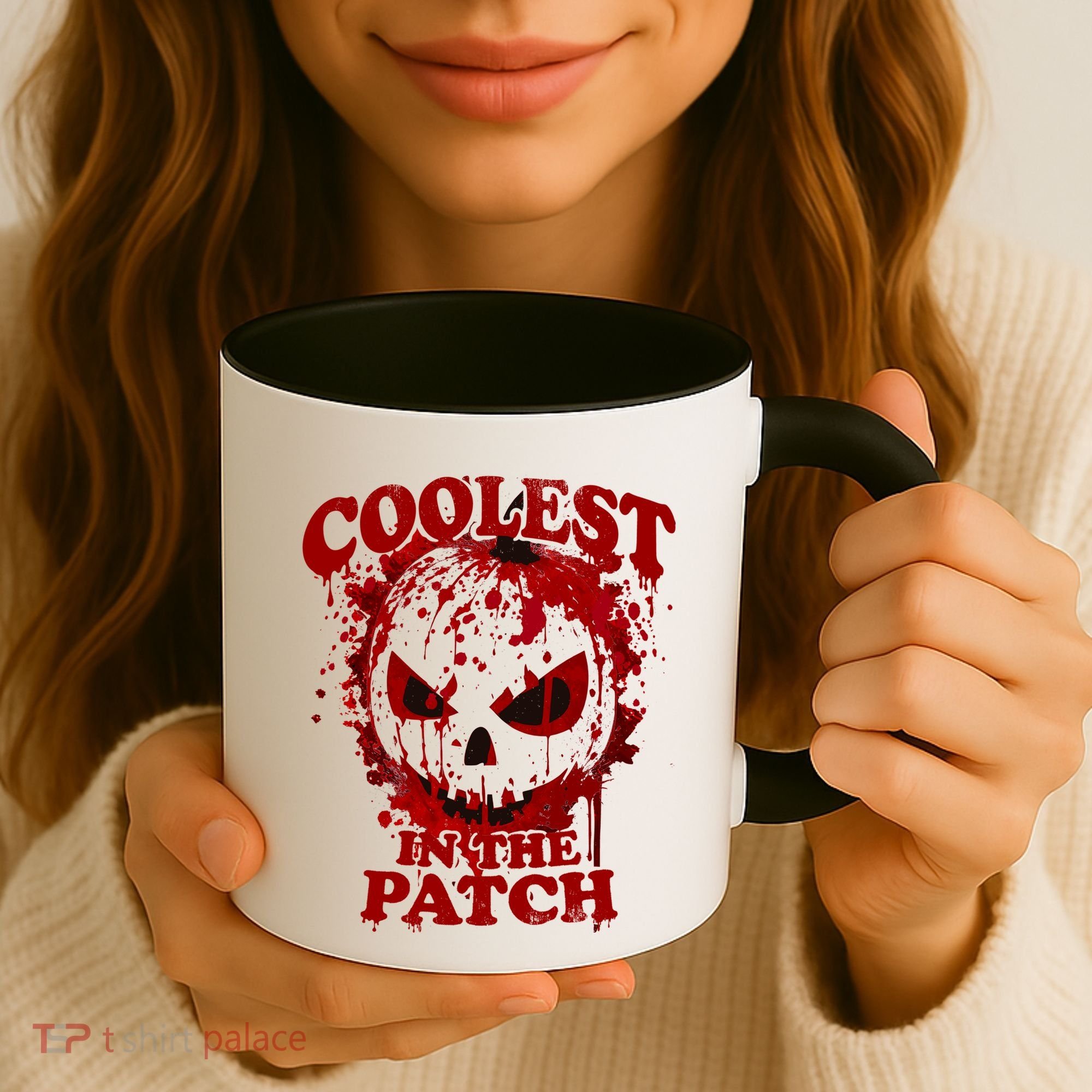 Blood Splatter Coolest Pumpkin In The Patch Bloody Halloween Meaningful Gift Coffee Mug