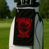 Blood Splatter Coolest Pumpkin In The Patch Bloody Halloween Meaningful Gift Golf Towel thumb 2