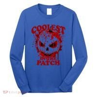 Blood Splatter Coolest Pumpkin In The Patch Bloody Halloween Meaningful Gift Long Sleeve Shirt thumb 0