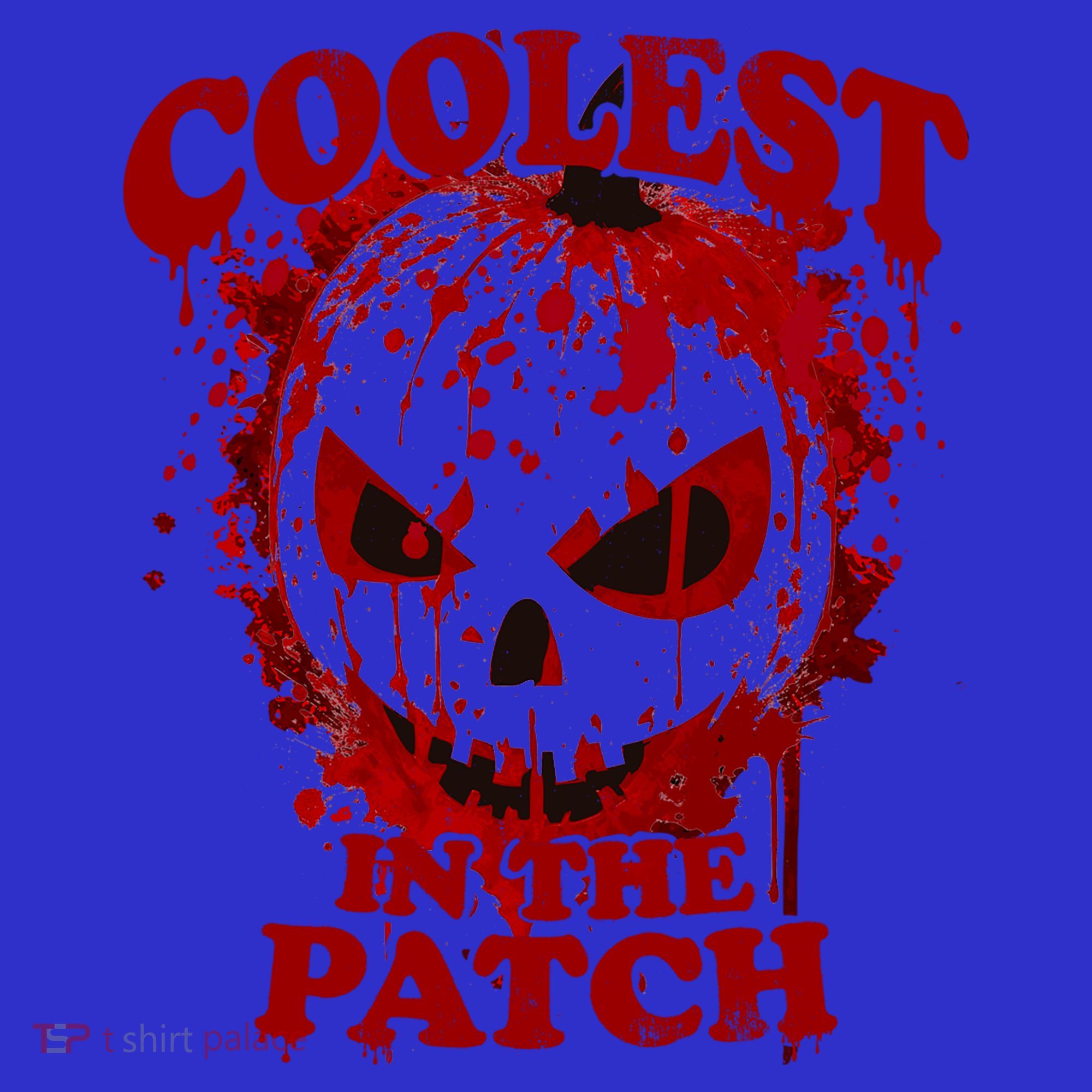 Blood Splatter Coolest Pumpkin In The Patch Bloody Halloween Meaningful Gift Apron