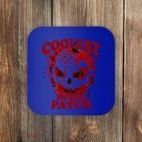 Blood Splatter Coolest Pumpkin In The Patch Bloody Halloween Meaningful Gift Coaster thumb 0
