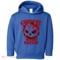 Blood Splatter Coolest Pumpkin In The Patch Bloody Halloween Meaningful Gift Toddler Hoodie thumb 0