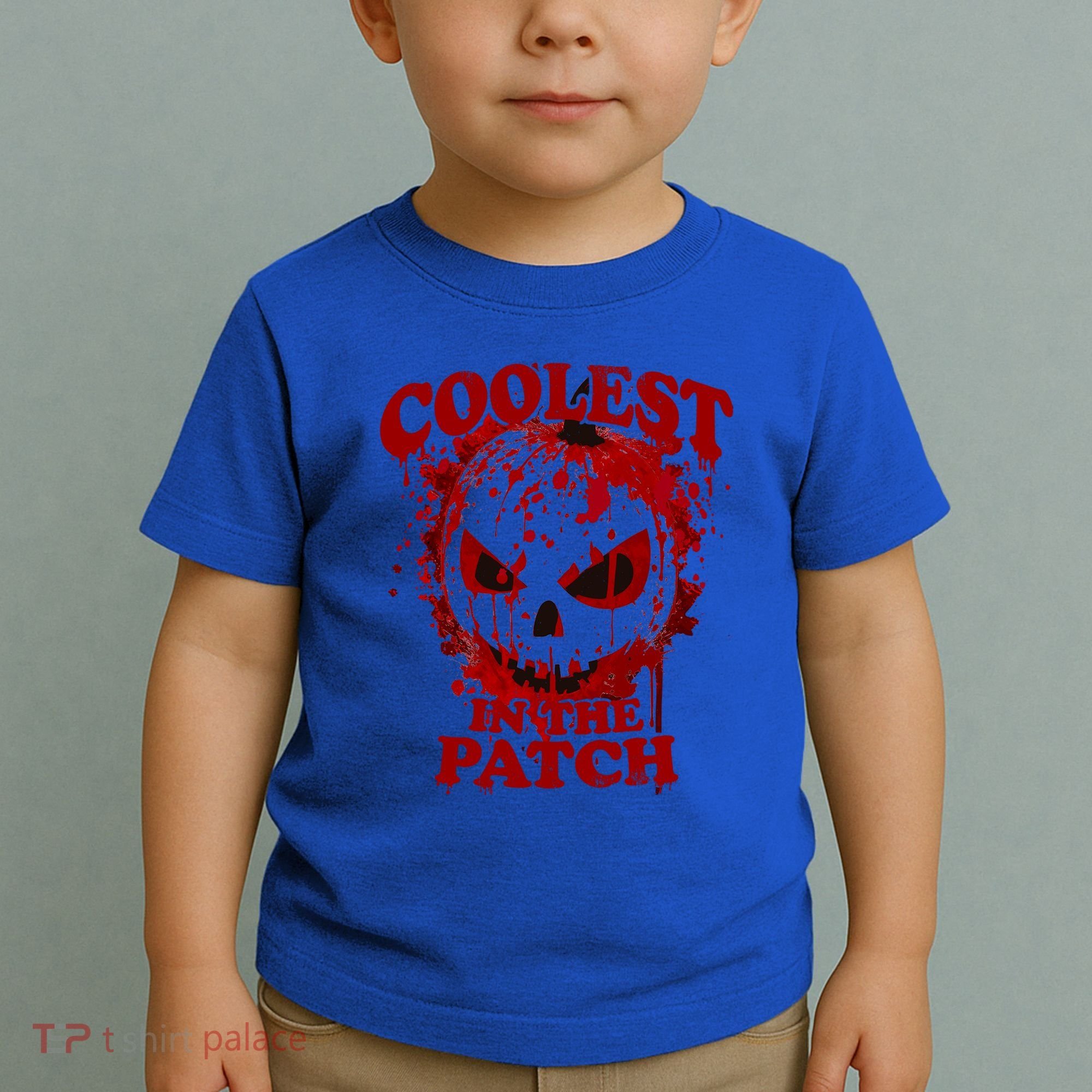 Blood Splatter Coolest Pumpkin In The Patch Bloody Halloween Meaningful Gift Toddler T-Shirt