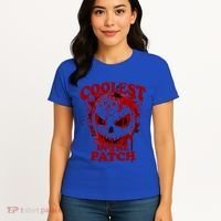 Blood Splatter Coolest Pumpkin In The Patch Bloody Halloween Meaningful Gift Women's T-Shirt thumb 4