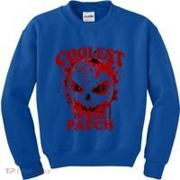Blood Splatter Coolest Pumpkin In The Patch Bloody Halloween Meaningful Gift Kids Sweatshirt thumb 0