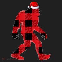 Bigfoot Santa Christmas Lights Xmas Boys Sasquatch Hat thumb 2