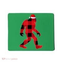 Bigfoot Santa Christmas Lights Xmas Boys Sasquatch Mousepad thumb 0