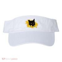 Black Sunflower Cat Cute Visor thumb 0