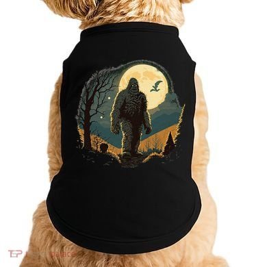Bigfoot Sasquatch Cool Yeti Halloween Doggie Tank