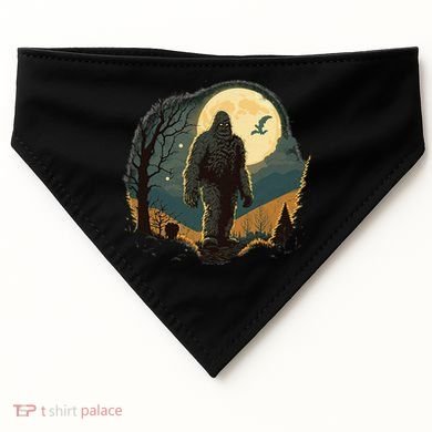Bigfoot Sasquatch Cool Yeti Halloween USA-Made Doggie Bandana