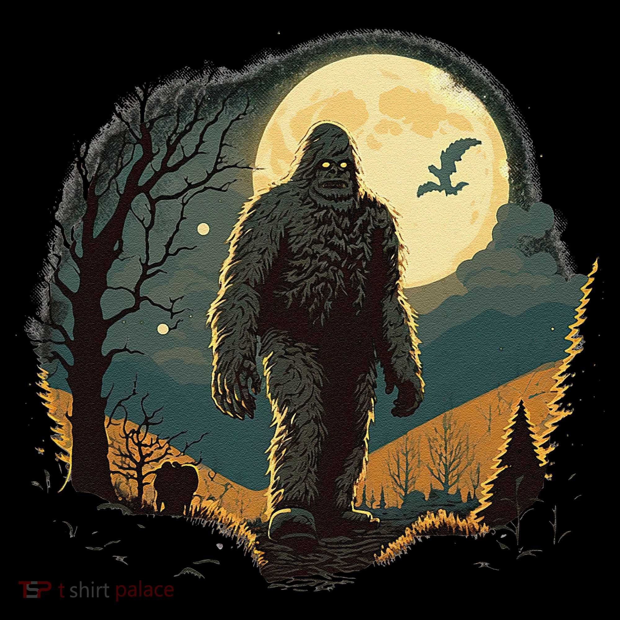 Bigfoot Sasquatch Cool Yeti Halloween Bucket Hat