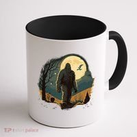 Bigfoot Sasquatch Cool Yeti Halloween Coffee Mug thumb 1