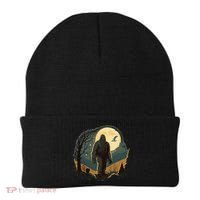 Bigfoot Sasquatch Cool Yeti Halloween Beanie thumb 0