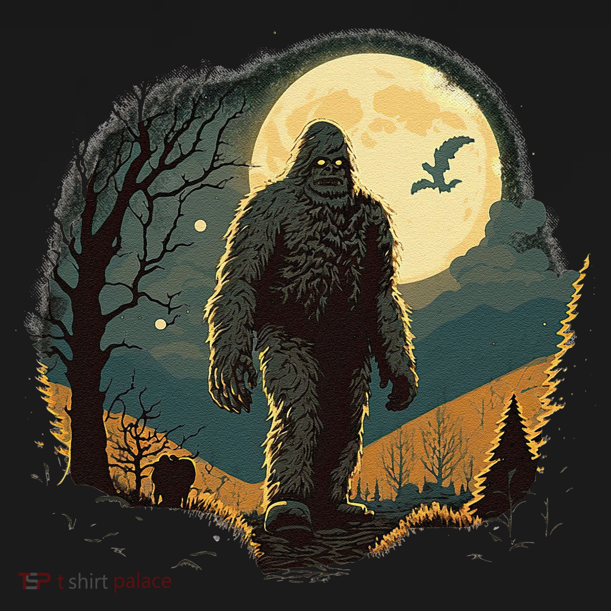 Bigfoot Sasquatch Cool Yeti Halloween Pajama Set