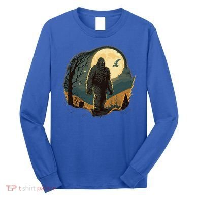 Bigfoot Sasquatch Cool Yeti Halloween Long Sleeve Shirt