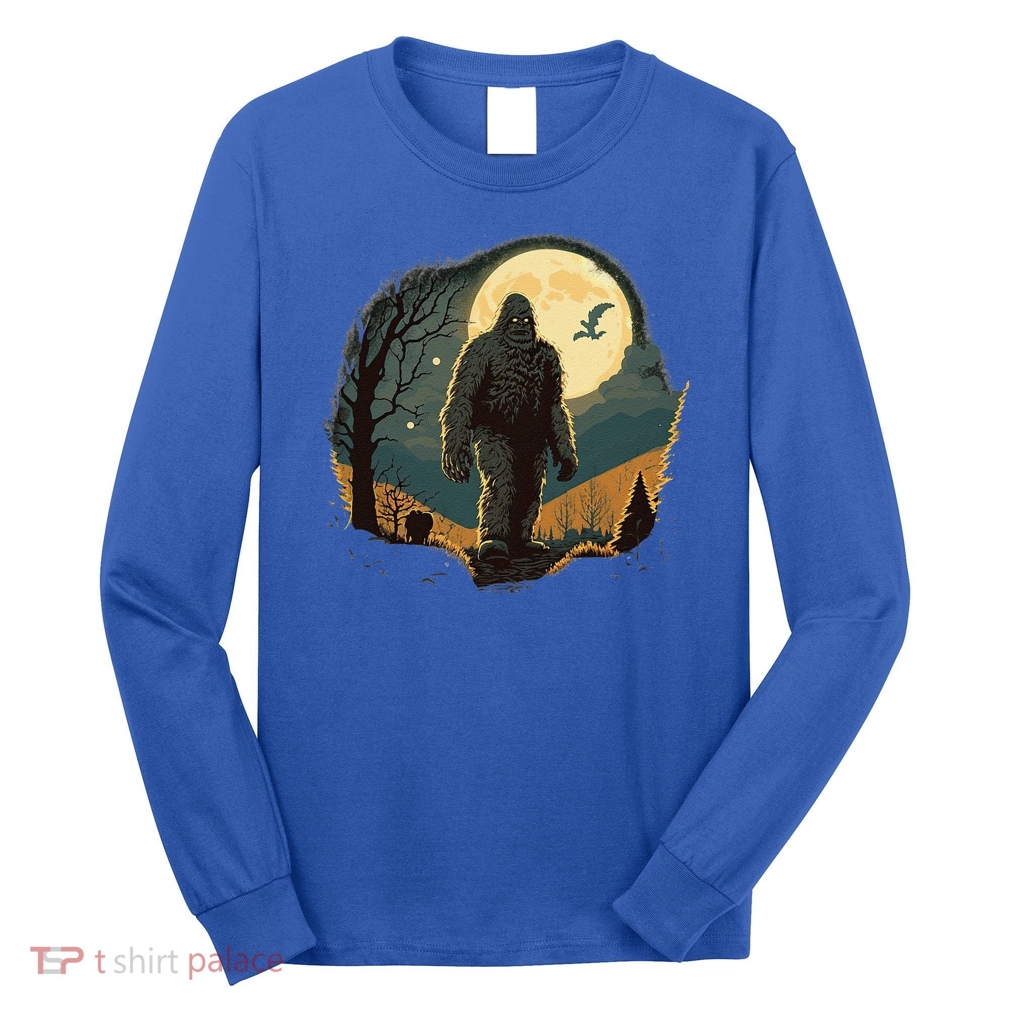 Bigfoot Sasquatch Cool Yeti Halloween Long Sleeve Shirt