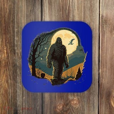Bigfoot Sasquatch Cool Yeti Halloween Coaster