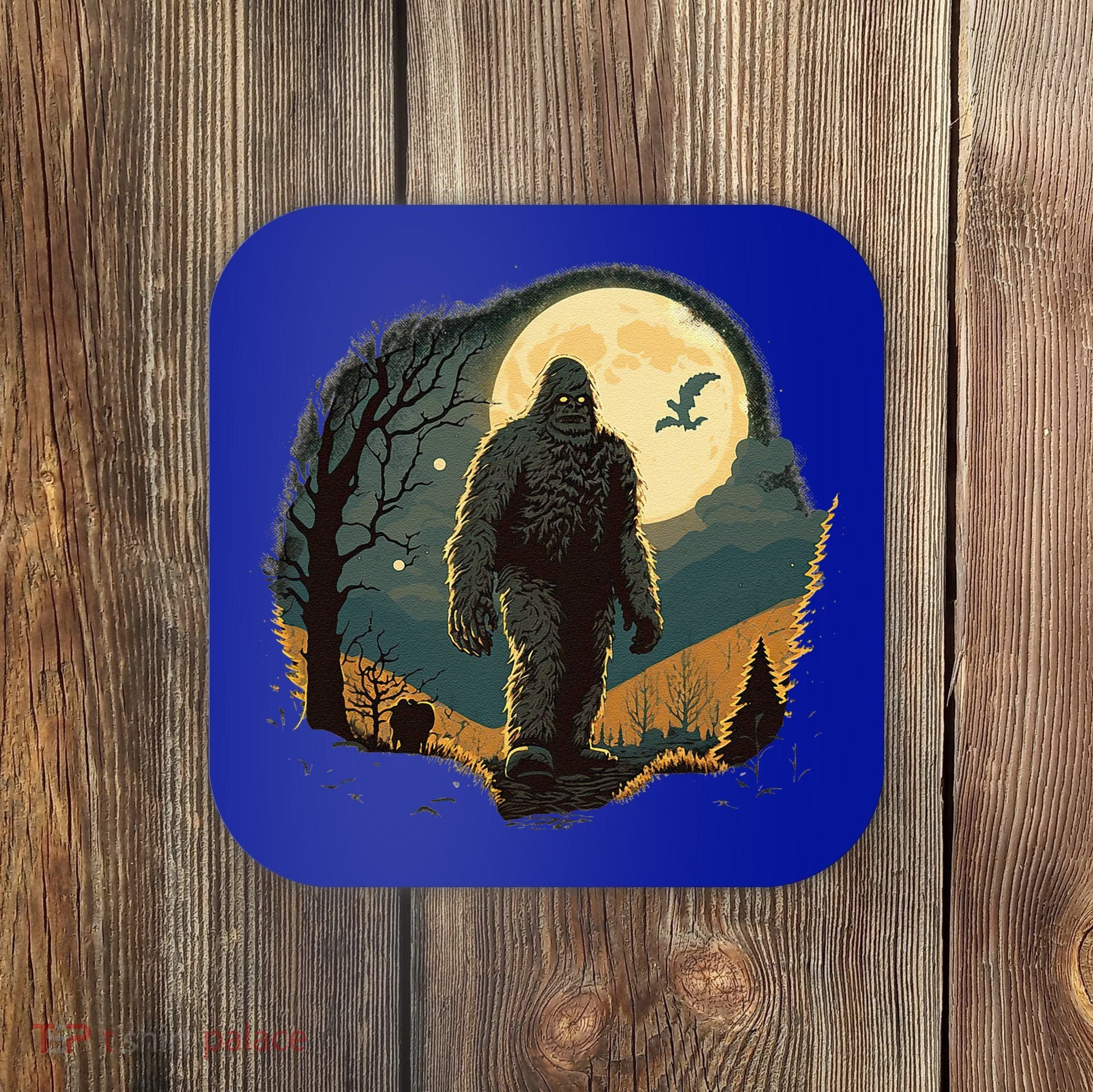 Bigfoot Sasquatch Cool Yeti Halloween Coaster