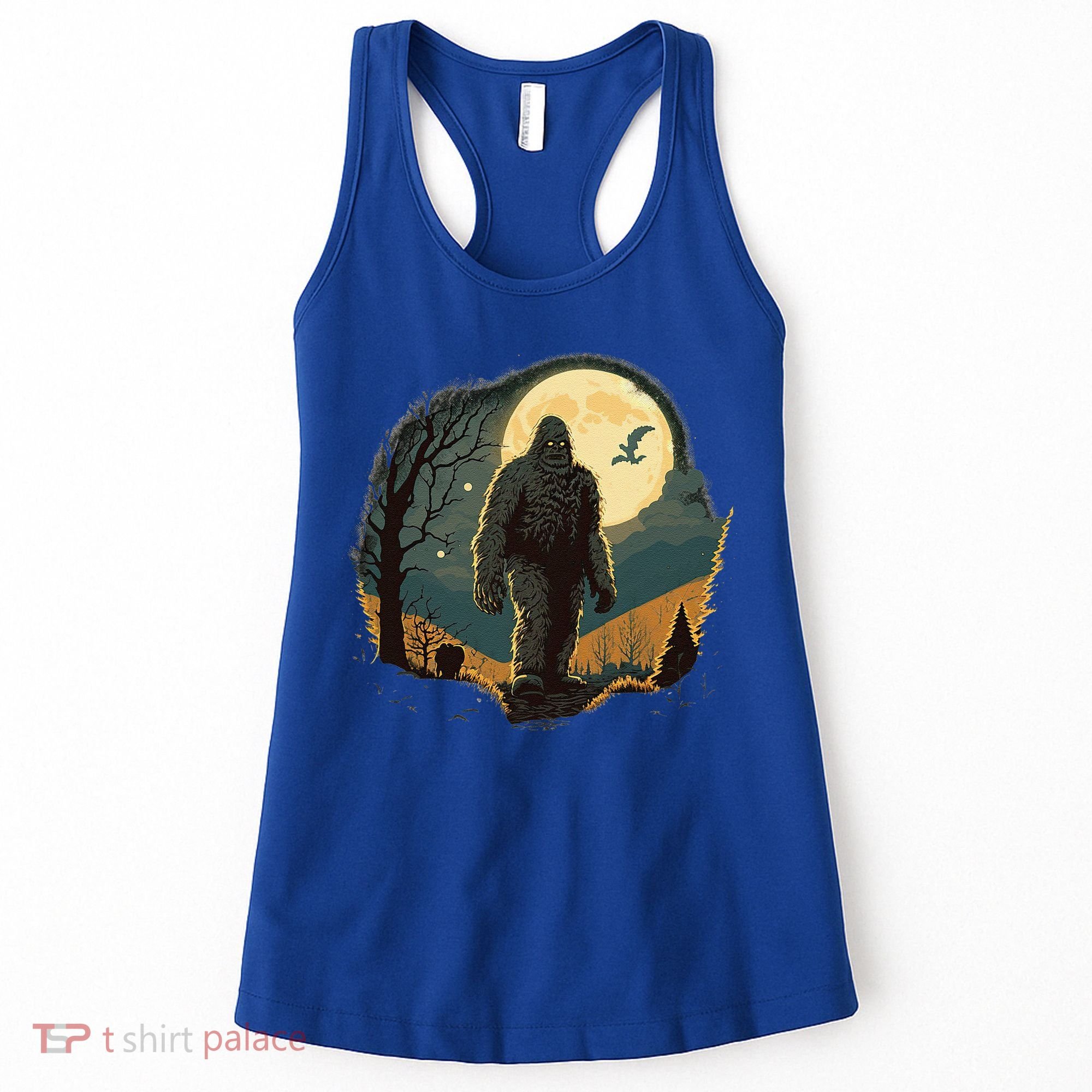 Bigfoot Sasquatch Cool Yeti Halloween Women's Tank Top