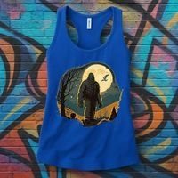 Bigfoot Sasquatch Cool Yeti Halloween Women's Tank Top thumb 3