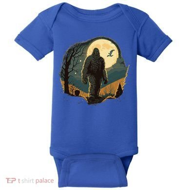 Bigfoot Sasquatch Cool Yeti Halloween Baby Bodysuit