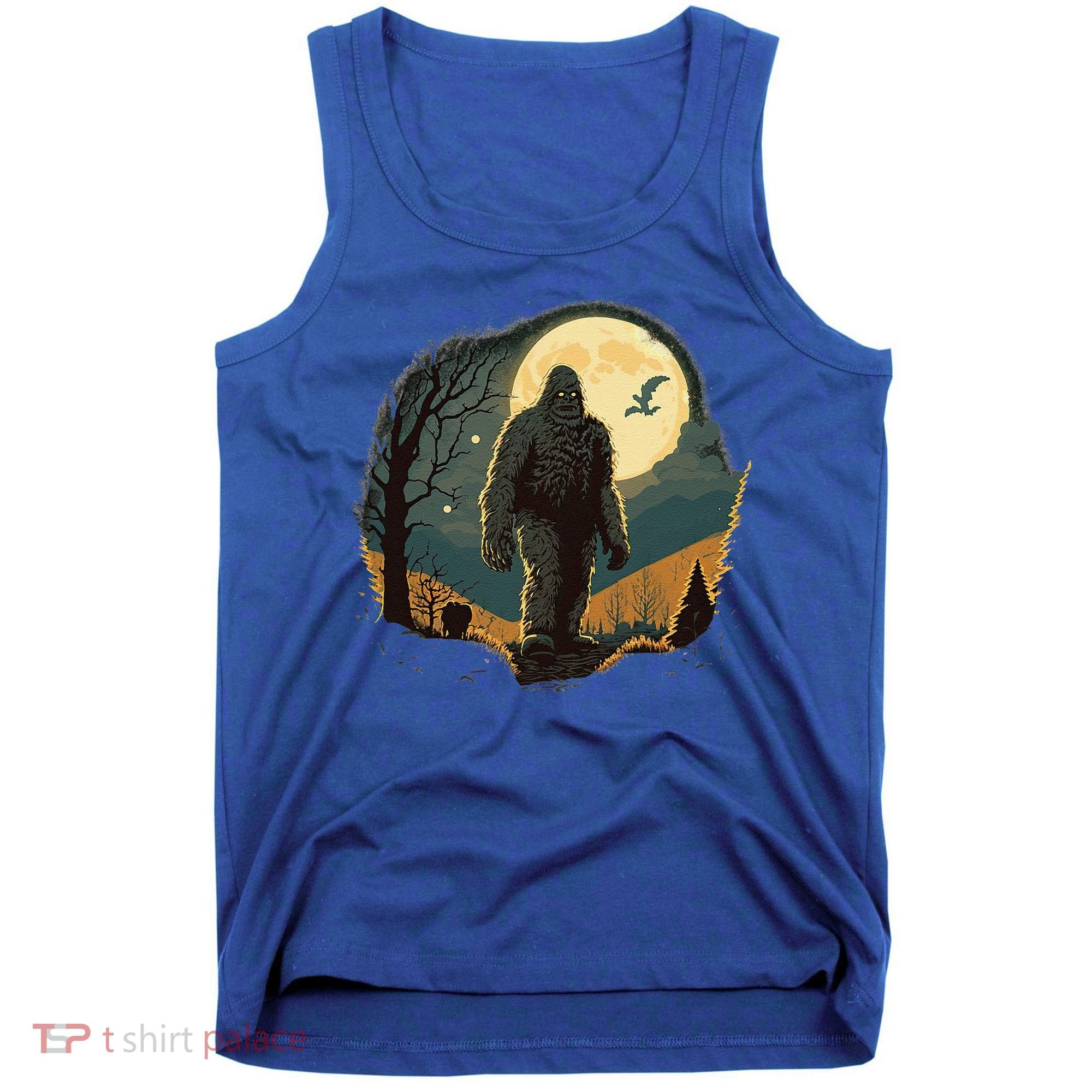 Bigfoot Sasquatch Cool Yeti Halloween Tank Top