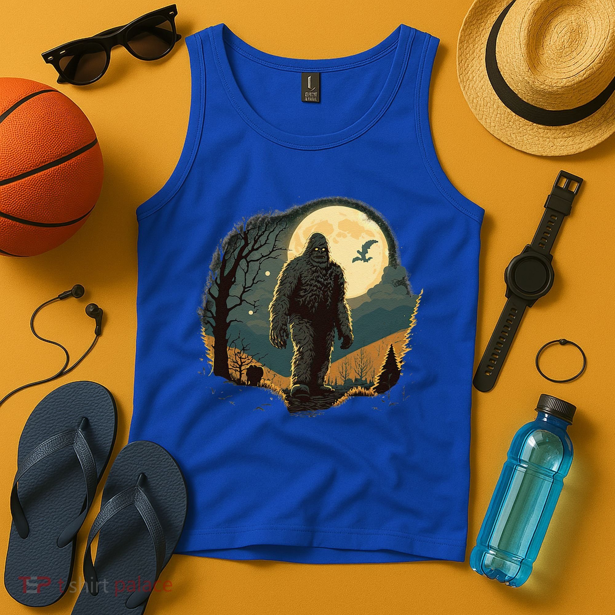 Bigfoot Sasquatch Cool Yeti Halloween Tank Top