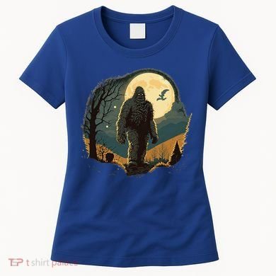 Bigfoot Sasquatch Cool Yeti Halloween Women's T-Shirt