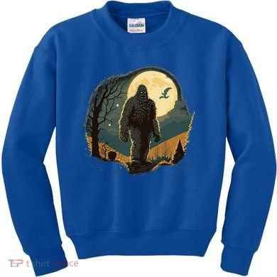 Bigfoot Sasquatch Cool Yeti Halloween Kids Sweatshirt