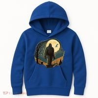 Bigfoot Sasquatch Cool Yeti Halloween Kids Hoodie thumb 0