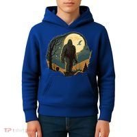 Bigfoot Sasquatch Cool Yeti Halloween Kids Hoodie thumb 4