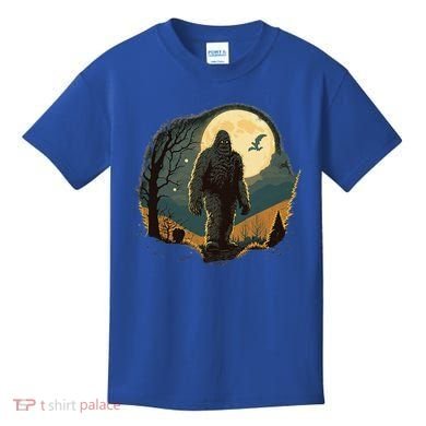 Bigfoot Sasquatch Cool Yeti Halloween Kids T-Shirt