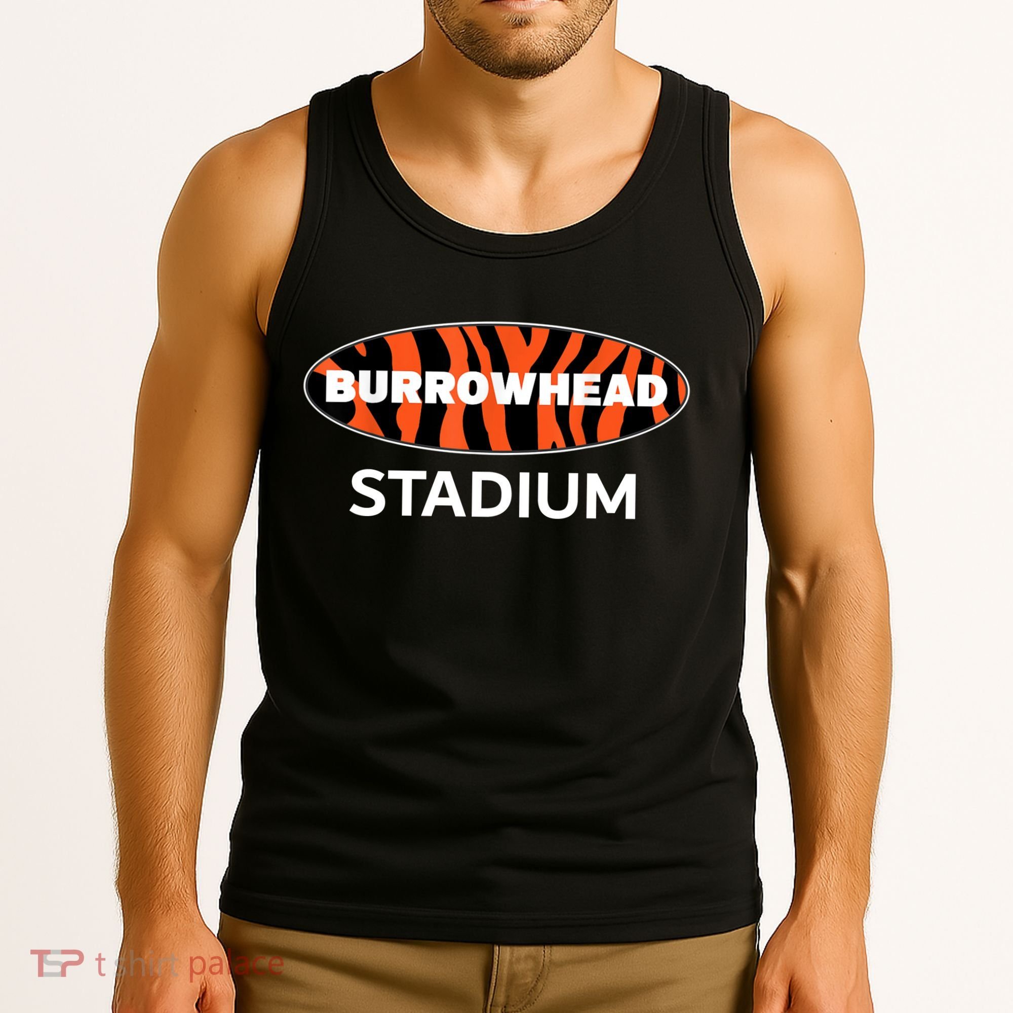 Burrowhead Stadium Cincinnati Football Tank Top