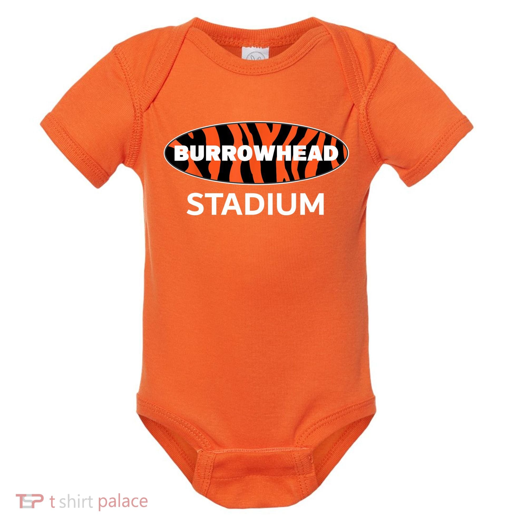 Burrowhead Stadium Cincinnati Football Baby Bodysuit