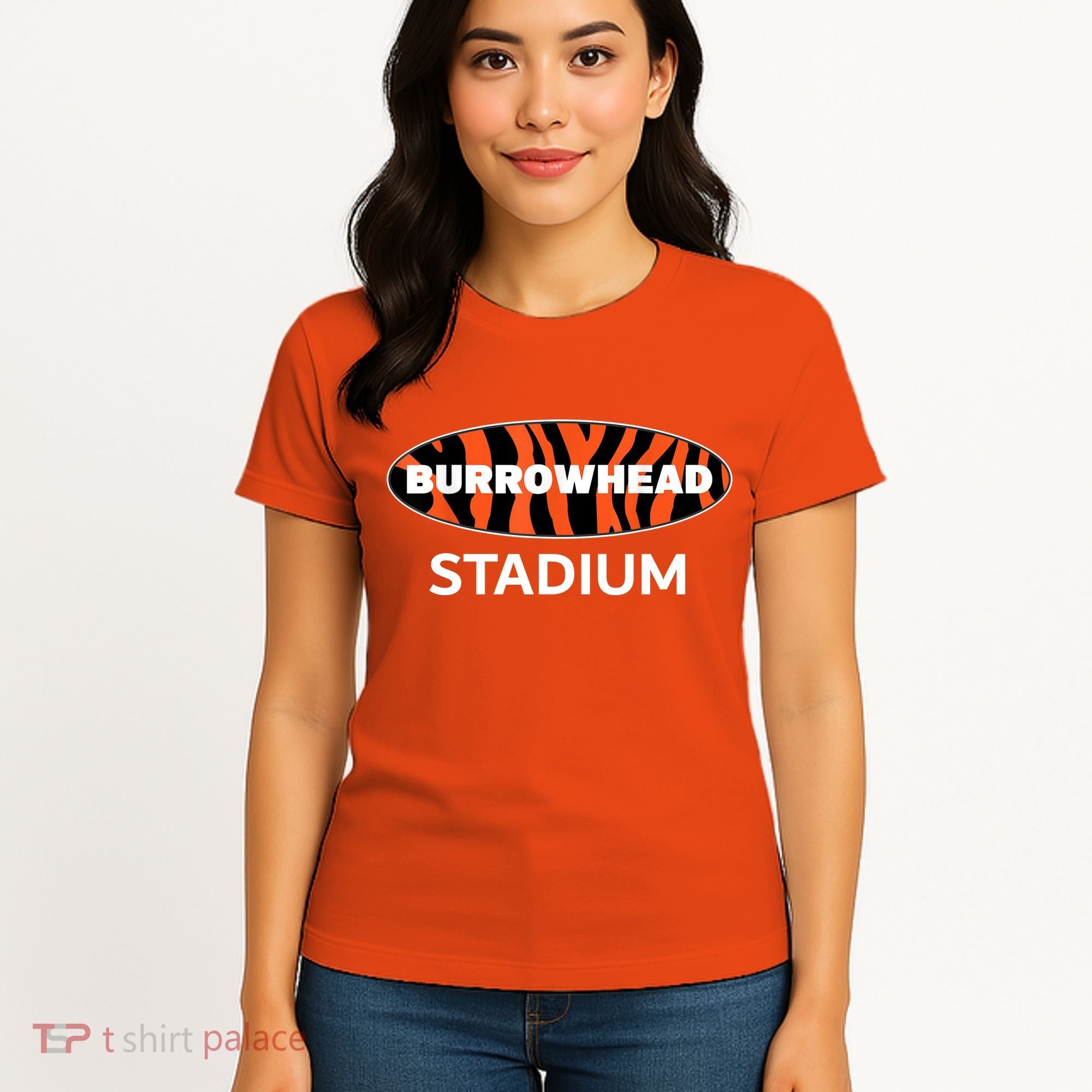 Burrowhead Stadium Cincinnati Football Women's T-Shirt